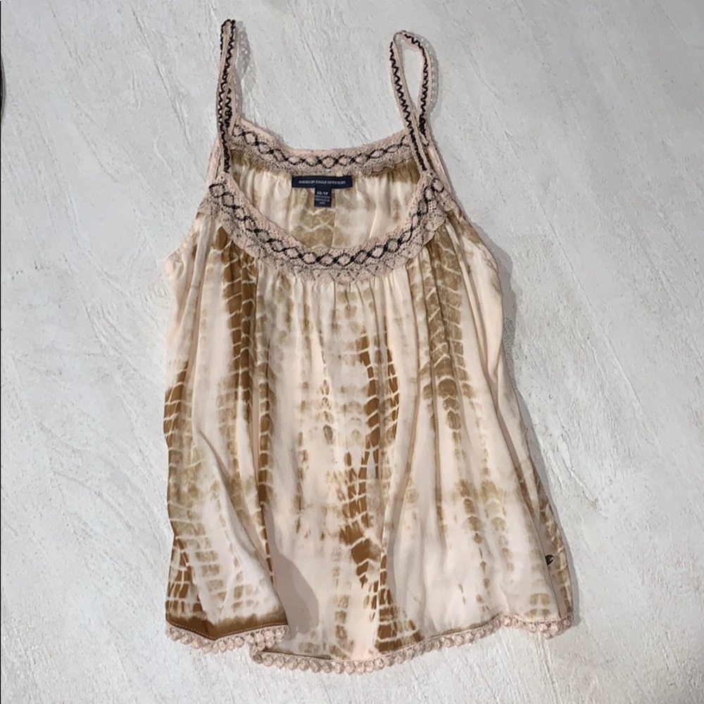 Snake skin patterned flowy top